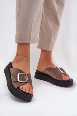 Sandał Klapki Model Zazoo 3019 Brown - Step in style Step in style