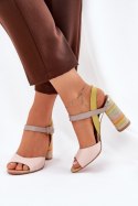 Sandały Model Laura Messi 2136 Multicolor - Step in style Step in style Sandały Model Laura Messi 2136 Multicolor - Step in style Step in style