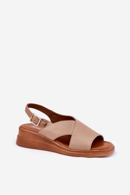 Sandały Model Quilara ASA266-9 Beige - Step in style Step in style