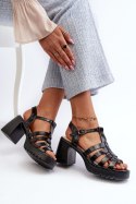 Sandały Model Vinceza 66621 Black - Step in style Step in style Sandały Model Vinceza 66621 Black - Step in style Step in style