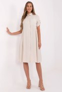 Sukienka Model MI-SK-A2275.09 Beige - Italy Moda Italy Moda Sukienka Model MI-SK-A2275.09 Beige - Italy Moda Italy Moda