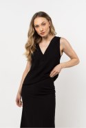 Bluzka Model A718 Black - awama Awama Bluzka Model A718 Black - awama Awama