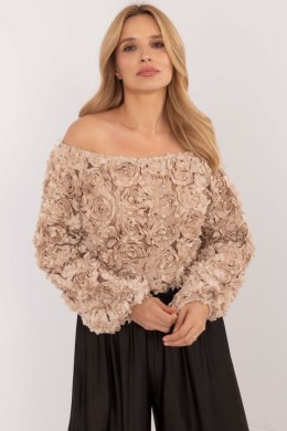 Bluzka Model MI-BZ-26158.20 Beige - Italy Moda Italy Moda