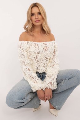 Bluzka Model MI-BZ-26158.20 Ecru - Italy Moda Italy Moda