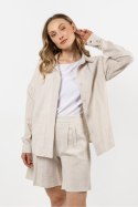 Koszula Damska Model A724 Beige - awama Awama Koszula Damska Model A724 Beige - awama Awama