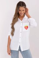 Koszula Damska Model MI-KS-2237-2.01P White - Italy Moda Italy Moda Koszula Damska Model MI-KS-2237-2.01P White - Italy Moda Italy Moda