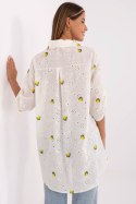 Koszula Damska Model MI-KS-359-1.28P Ecru - Italy Moda Italy Moda