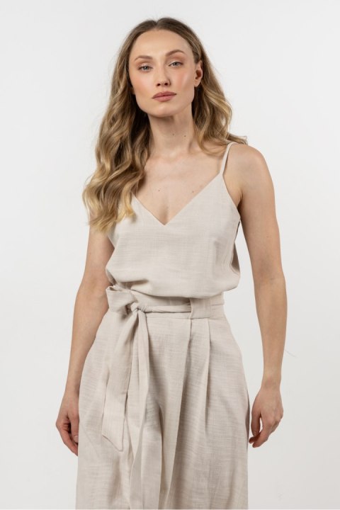 Koszulka Top Model A722 Beige - awama Awama Koszulka Top Model A722 Beige - awama Awama