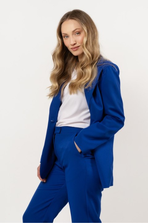 Marynarka Model A714 Blue - awama Awama Marynarka Model A714 Blue - awama Awama