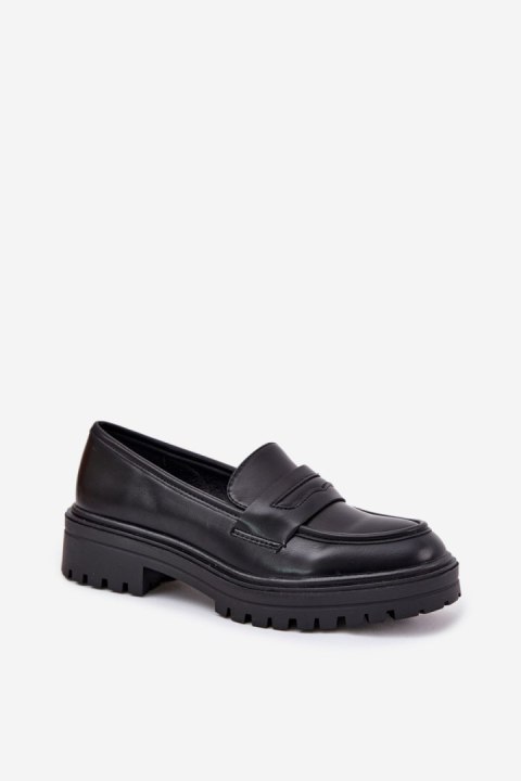 Mokasyny Model Enticca 24PB39-7399 Black - Step in style Step in style Mokasyny Model Enticca 24PB39-7399 Black - Step in style Step in style