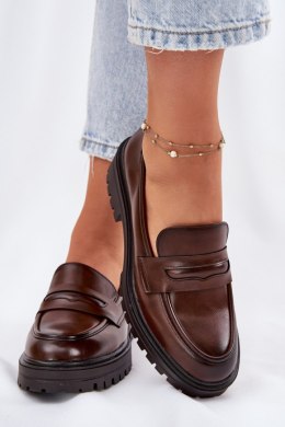 Mokasyny Model Enticca 24PB39-7399 Brown - Step in style Step in style
