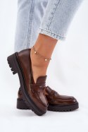 Mokasyny Model Enticca 24PB39-7399 Brown - Step in style Step in style Mokasyny Model Enticca 24PB39-7399 Brown - Step in style Step in style