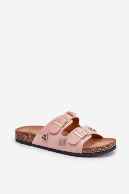 Sandał Klapki Model Efadelis 5219 Light Pink - Step in style Step in style