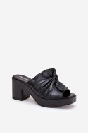 Sandał Klapki Model Kikilla RMR23126-8 Black - Step in style Step in style Sandał Klapki Model Kikilla RMR23126-8 Black - Step in style Step in style