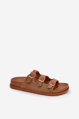 Sandał Klapki Model Uliri 3770 Camel - Step in style Step in style