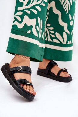 Sandał Klapki Model Wernone TL8-175 Black - Step in style Step in style