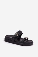 Sandał Klapki Model Wernone TL8-175 Black - Step in style Step in style Sandał Klapki Model Wernone TL8-175 Black - Step in style Step in style