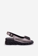Sandały Model Artiker 56C2158 Grafit - Step in style Step in style Sandały Model Artiker 56C2158 Grafit - Step in style Step in style