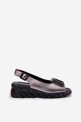 Sandały Model Artiker 56C2158 Grafit - Step in style Step in style