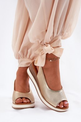 Sandały Model Artiker 56C2312 Gold - Step in style Step in style