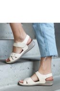 Sandały Model Nural H0016 Beige - PRIMO PRIMO Sandały Model Nural H0016 Beige - PRIMO PRIMO