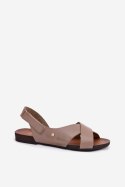 Sandały Model Zazoo 40141 Dark Beige - Step in style Step in style Sandały Model Zazoo 40141 Dark Beige - Step in style Step in style
