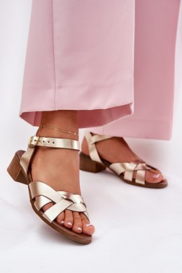 Sandały Model Zazoo 40372 Gold - Step in style Step in style
