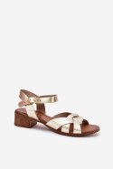 Sandały Model Zazoo 40372 Gold - Step in style Step in style Sandały Model Zazoo 40372 Gold - Step in style Step in style
