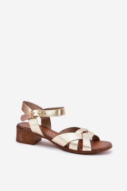 Sandały Model Zazoo 40372 Gold - Step in style Step in style