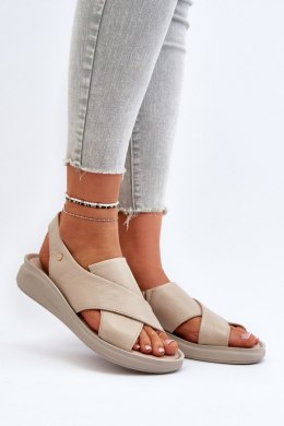 Sandały Model Zazoo 40392 Beige - Step in style Step in style