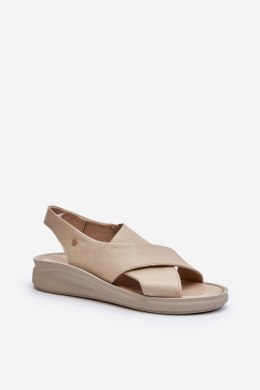 Sandały Model Zazoo 40392 Beige - Step in style Step in style