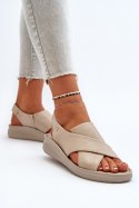 Sandały Model Zazoo 40392 Beige - Step in style Step in style Sandały Model Zazoo 40392 Beige - Step in style Step in style