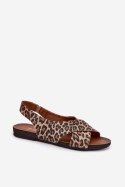 Sandały Model Zazoo 40407 Panterka Brown - Step in style Step in style Sandały Model Zazoo 40407 Panterka Brown - Step in style Step in style