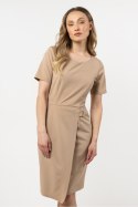 Sukienka Model A710 Beige - awama Awama Sukienka Model A710 Beige - awama Awama