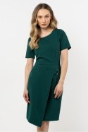Sukienka Model A710 Bottle Green - awama Awama Sukienka Model A710 Bottle Green - awama Awama
