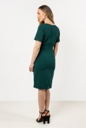 Sukienka Model A710 Bottle Green - awama Awama Sukienka Model A710 Bottle Green - awama Awama