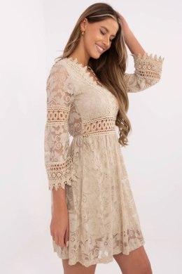 Sukienka Model MI-SK-4831-1.95 Beige - Italy Moda Italy Moda