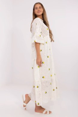 Sukienka model MI-SK-260-1.72P Ecru - Italy Moda Italy Moda