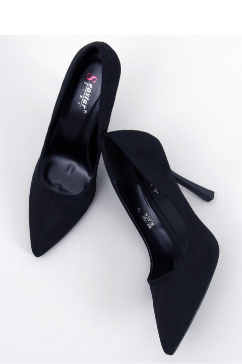 Szpilki damskie zamszowe CAMERIN BLACK - Inello Inello Szpilki damskie zamszowe CAMERIN BLACK - Inello Inello