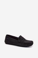 Zamszowe Mokasyny Damskie Big Star RR274948 Czarne - Step in style Step in style Zamszowe Mokasyny Damskie Big Star RR274948 Czarne - Step in style Step in style
