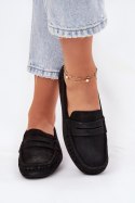 Zamszowe Mokasyny Damskie Big Star RR274948 Czarne - Step in style Step in style Zamszowe Mokasyny Damskie Big Star RR274948 Czarne - Step in style Step in style