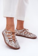 Baleriny Model Maciejka 06835-25/00-1 Gold - Step in style Step in style Baleriny Model Maciejka 06835-25/00-1 Gold - Step in style Step in style