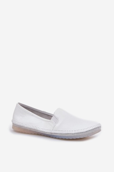 Baleriny Model Maciejka T3512-11 White - Step in style Step in style Baleriny Model Maciejka T3512-11 White - Step in style Step in style