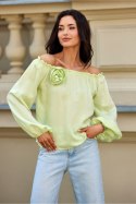Bluzka Model Marisol LIM BLU0211 Limonka - Roco Fashion Roco Fashion Bluzka Model Marisol LIM BLU0211 Limonka - Roco Fashion Roco Fashion