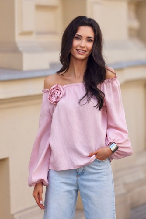 Bluzka Model Marisol ROZ BLU0211 Pink - Roco Fashion Roco Fashion