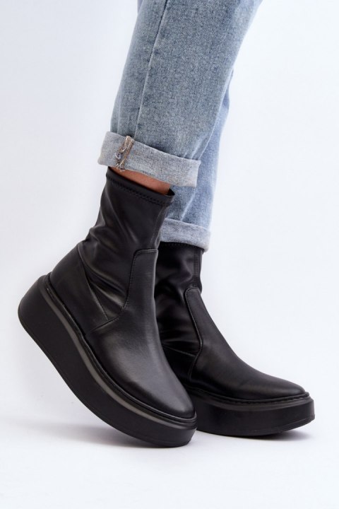 Botki Model Zazoo 3395 Black - Step in style Step in style Botki Model Zazoo 3395 Black - Step in style Step in style