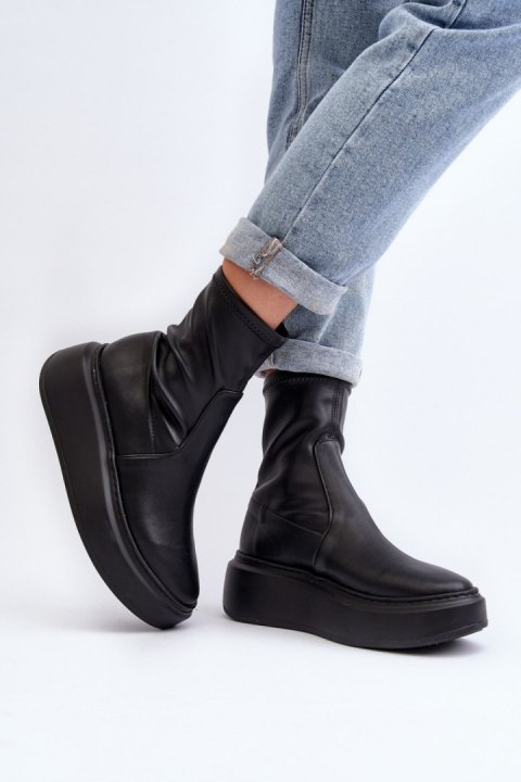 Botki Model Zazoo 3395 Black - Step in style Step in style Botki Model Zazoo 3395 Black - Step in style Step in style