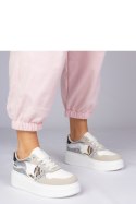 Buty Sportowe Model Bertula RA2152 Beige - PRIMO PRIMO Buty Sportowe Model Bertula RA2152 Beige - PRIMO PRIMO