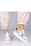 Buty Sportowe Model Bertula RA2152 Beige - PRIMO PRIMO Buty Sportowe Model Bertula RA2152 Beige - PRIMO PRIMO