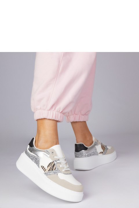 Buty Sportowe Model Bertula RA2152 Beige - PRIMO PRIMO Buty Sportowe Model Bertula RA2152 Beige - PRIMO PRIMO